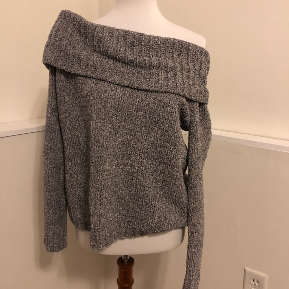 Off shoulder sweater